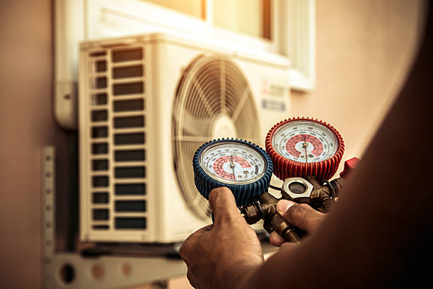 Professional Hvac technician working in Van Hornesville, NY